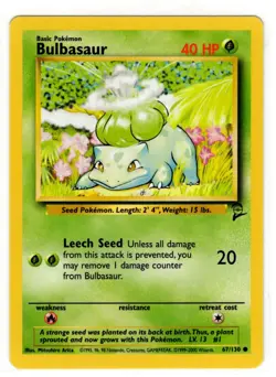 2000 Base Set 2 Bulbasaur #67 - Image 1