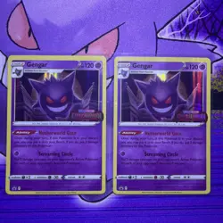 Pokemon TCG Gengar SWSH241 Lost Origin Stamped Prerelease Black Star Promo - Image 1