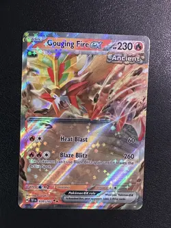 Gouging Fire ex - Double Rare SV05: Temporal Forces 038/162 NM Pokemon TCG - Image 1