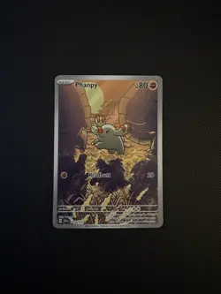 Phanphy Illustration Rare Surging Sparks Pokemon 2024 205/191 - Image 1