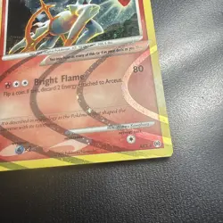 Arceus AR3 Fire Type Platinum Arceus Holo Rare Pokemon TCG Card - LP - Image 3