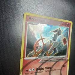 Arceus AR3 Fire Type Platinum Arceus Holo Rare Pokemon TCG Card - LP - Image 5
