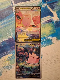 Pokemon Tcg Perfect Order Clefable EX 119/88 + Clefairy 94/88 - Image 1