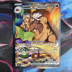 Pokemon Arven's Mabosstiff ex 235/182 Sv10: Destined Rivals Holo - Image 1