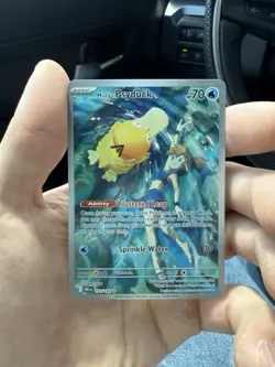 Pokemon TCG Misty's Psyduck Destined Rivals 193/182 Illustration Rare NM - Image 1