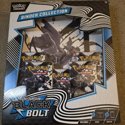 Pokemon TCG Black Bolt Binder Collection Box - Factory Sealed - Image 4