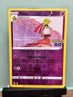 Pokemon TCG: Xatu 33/78, Pokemon GO _ REVERSE HOLO - Image 1