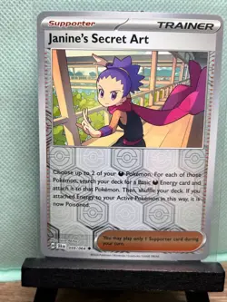 Pokemon TCG: Janine's Secret Art 59/64, Shrouded Fable _ REVERSE HOLO - Image 1