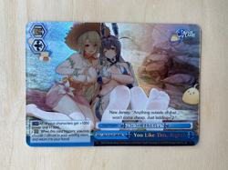 Weiss Schwarz You Like This, RightU Azur Lane AZL/S102-E138R Triple Rare - Image 1