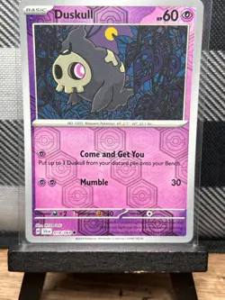 Pokemon TCG: Duskull 18/64, Shrouded Fable _ REVERSE HOLO - Image 1
