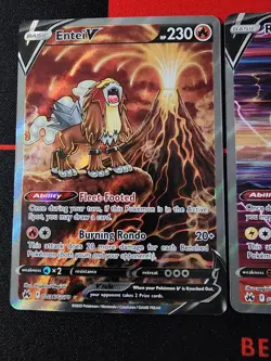 Pokemon Crown Zenith - Lot of 3 Full Arts - Entei V, Raikou V, Suicune V - Image 2