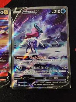 Pokemon Crown Zenith - Lot of 3 Full Arts - Entei V, Raikou V, Suicune V - Image 4