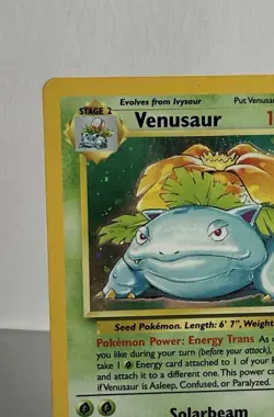 Pokemon TCG Venusaur Holo Unlimited Rare 18/130 Base Set 2 1999-2000 - Image 3