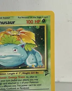 Pokemon TCG Venusaur Holo Unlimited Rare 18/130 Base Set 2 1999-2000 - Image 4