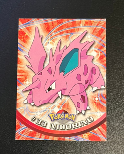 1999 Topps Pokemon Blue Logo TV Animation Edition Nidorino #33 - Image 1