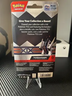 Pokemon Tcg Stellar Crown Archaludon Booster Packs Blister Sealed Coin New - Image 2