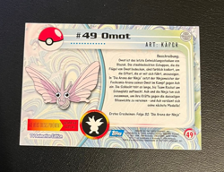 1999 Topps Pokemon Blue Logo TV Animation Edition Omot #49 - Image 2