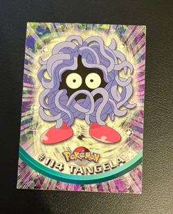 2000 Topps Pokemon Blue Logo TV Animation Edition Tangela #114 - Image 1