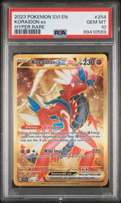 ‼2023 POKEMON SVI EN KORAIDON ex HYPER RARE PSA 10! SHIPS SAME DAY💨 - Image 1