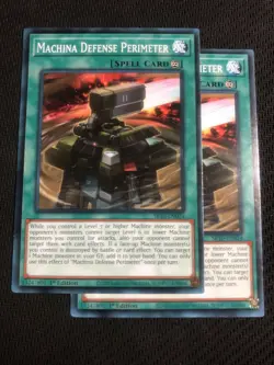 Machina Defense Perimeter (2x) SR10-EN024 - Common - 1st Ed NM/LP Yugioh - Image 1