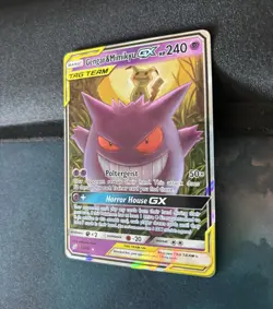 Pokemon TCG Gengar & Mimikyu GX Team Up Holo Ultra Rare Card 53/181 - Image 2