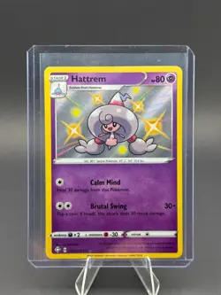 Hattrem Pokemon Shining Fates: Shiny Vault SV055/SV122 Shiny Holo Rare Holofoil - Image 1