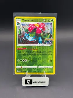 Venusaur Pokemon Pokemon Go 003/078 Rare Reverse Holofoil Near Mint - Image 1