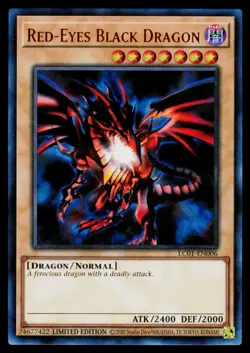 Red-Eyes Black Dragon - LC01-EN006 LP Legendary Collect 25 Anniversary Ed YuGiOh - Image 1