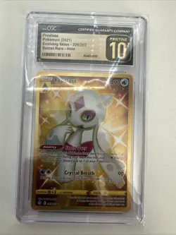CGC Pristine 10 Froslass Gold 226/203 SWSH Evolving Skies Pokemon Card - Image 3