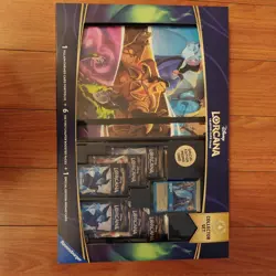 SEALED Disney Lorcana First Chapter Collector Set 6 Packs Portfolio Promo Costco 4050368981752 - Image 1