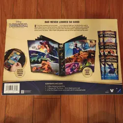 SEALED Disney Lorcana First Chapter Collector Set 6 Packs Portfolio Promo Costco 4050368981752 - Image 2