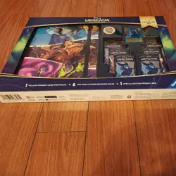 SEALED Disney Lorcana First Chapter Collector Set 6 Packs Portfolio Promo Costco 4050368981752 - Image 3