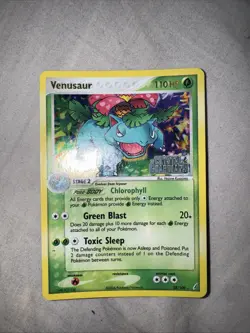 Pokemon TCG Venusaur EX Crystal Guardians Reverse Holo Card 28/100 Stamped - Image 1