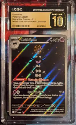 Pokemon CGC 10 PRISTINE Gothitelle 211 SVP Black Star PROMO SVP211 Pokemon Card - Image 1