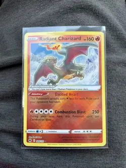 Radiant Charizard 020/159 Crown Zenith NM/M Radiant Rare Pokemon Card - Image 1