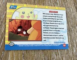 Success #55 Blue Label Topps Pikachu's Vacation Pokemon Card LP - Image 2