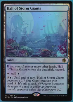 Hall of Storm Giants (Ampersand Promo) FOIL Forgotten Realms PLD (455666) - Image 1
