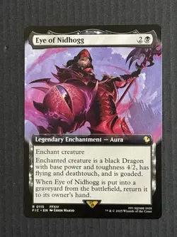 Magic The Gathering Eye Of Nidhogg Extended Art Non-foil Final Fantasy - Image 1