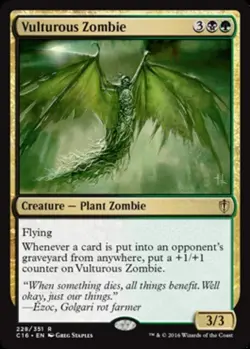 x1 Vulturous Zombie R MTG Commander 2016 M/NM, English - Image 1