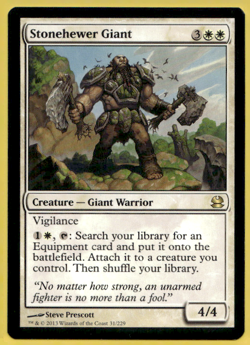 STONEHEWER GIANT MODERN MASTERS MM RARE GIANT WARRIOR MTG 31 - Image 1