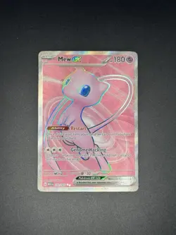 Mew EX 193/165 Sv: Scarlet & Violet 151 Holo Pokemon Trading Card - Image 1