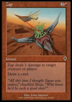 1x Zap - Foil Moderate Play MTG Magic - Kid Icarus - - Image 1