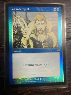 Counterspell MTG Alter/Altered Art Foil Promo Yellow - Image 1