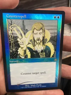 Counterspell MTG Alter/Altered Art Foil Promo Yellow - Image 2