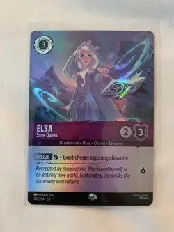 Disney Lorcana Elsa - Snow Queen 210/204 (Epic) - Fabled - Image 1