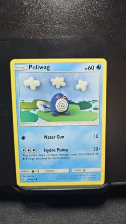 Poliwag 30/149 Common Sun & Moon Base Pokemon Card 2017 MP - HP - Image 1