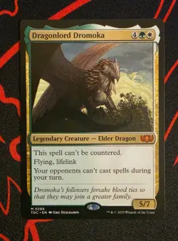 MTG Dragonlord Dromoka x1 Near Mint from Commander: Tarkir: Dragonstorm - Image 1
