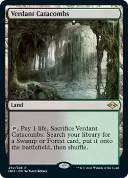 Verdant Catacombs [Modern Horizons 2] Foil Near Mint - Image 1