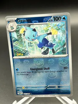 Pokemon Dewott (Master Ball Pattern) 022/086 White Flare rika NM - Image 1