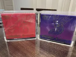 Scarlet And Violet Pokemon Center ETB PAIR Miraidon & Koraidon (ACRYLIC)SEE PICS - Image 1